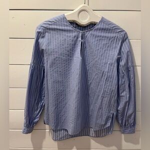 📍💙SET – Striped Cotton Blouse – Size US 8 / EU 38💙